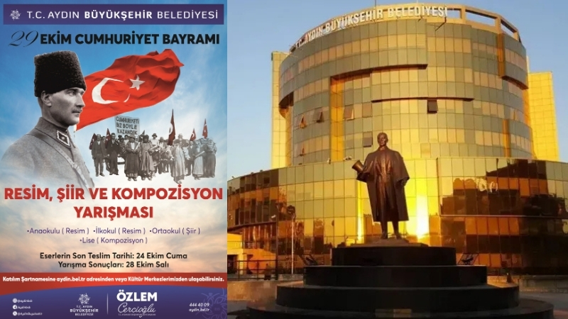 Aydın Büyükşehir Belediyesi, 29 Ekim Cumhuriyet Bayramı nedeniyle ‘Cumhuriyet Bayramı’