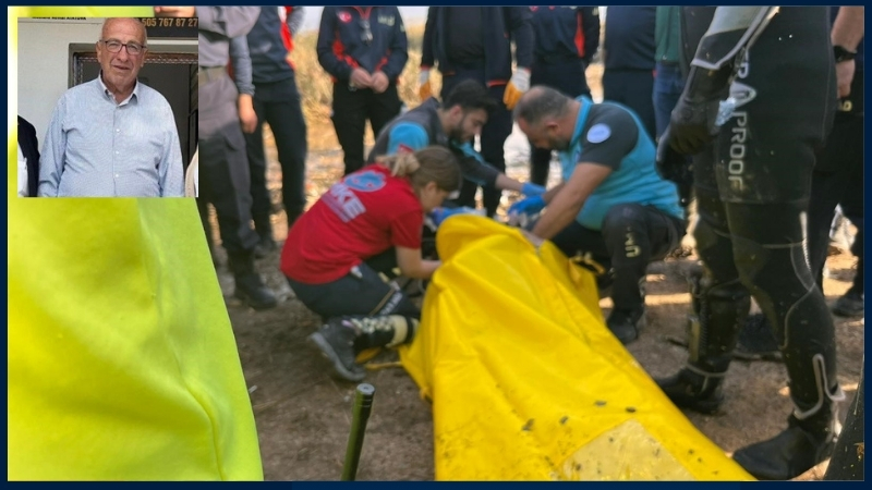 İzmir'in Foça ilçesindeki sel felaketinde aracıyla menfezden geçmeye çalıştığı sırada