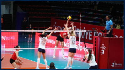 Aydın Büyükşehir Belediyespor Kadın Voleybol takımı deplasmanda İlbank’a 3-1 mağlup