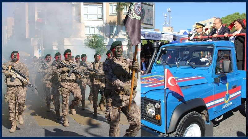 Aydın’da Cumhuriyetin kuruluşunun 102. yıl dönümü dolayısıyla kutlama programı düzenlendi.