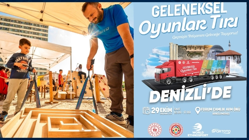 Geleneksel çocuk oyunlarını yeni nesillere tanıtmak ve yaygınlaştırmak amacıyla farklı