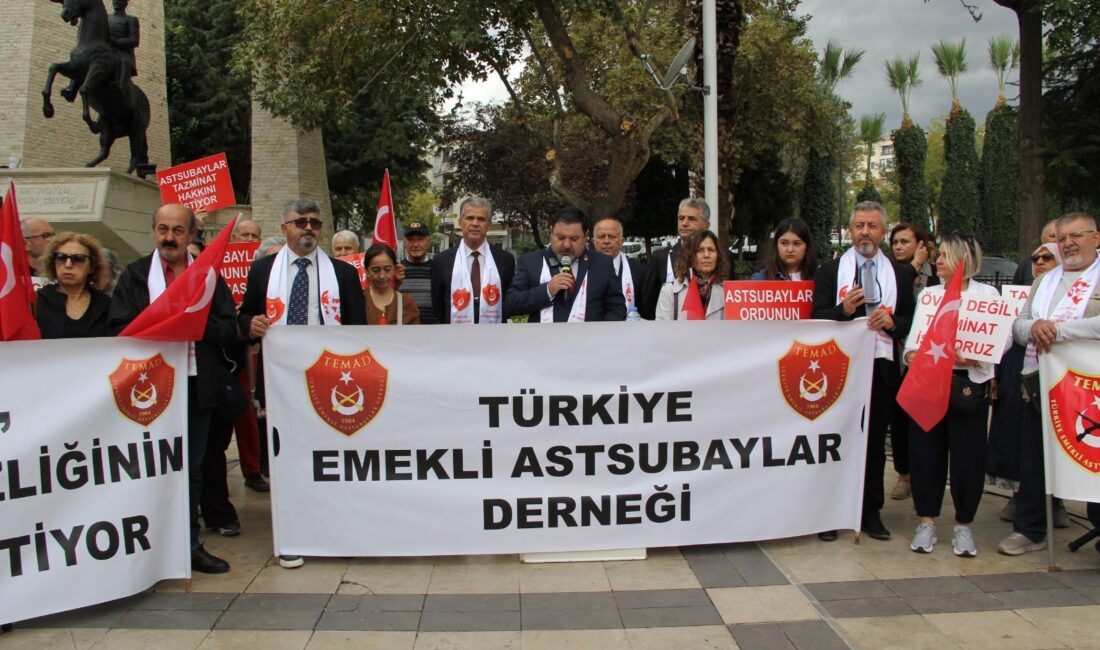 Türkiye Emekli Astsubaylar Derneği (TEMAD) Denizli Şubesi Başkanı Bülent Kandemir,
