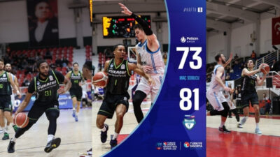 Türkiye Sigorta Basketbol Süper Liginde Egelileri karşı karşıya getiren mücadelede