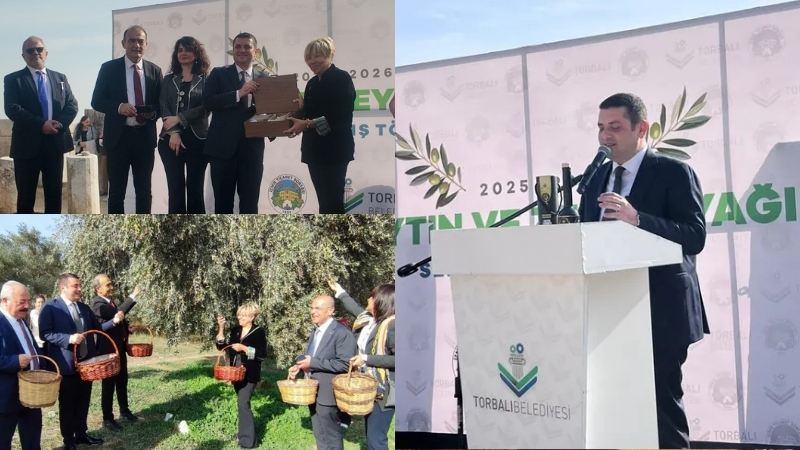 İzmir Ticaret Borsası ve Torbalı Belediyesi’nin ortaklaşa düzenlediği 2025-2026 zeytin