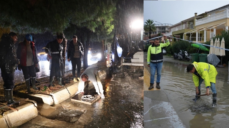 Çeşme’de 28 Kasım günü öğle saatlerinden itibaren etkili olan olağanüstü