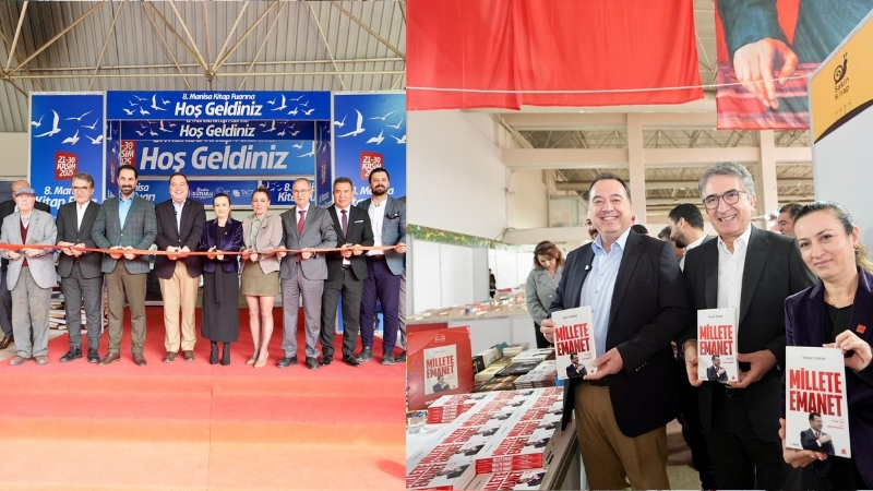 Manisa Büyükşehir Belediyesi’nin destekleriyle bu sene 8’incisi düzenlenen Kitap Fuarı,