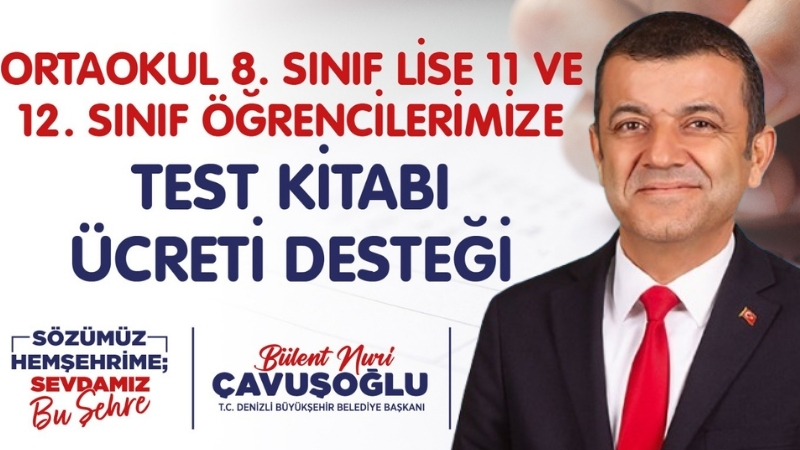 Denizli Büyükşehir Belediyesinin, LGS ve YKS’ye hazırlanan ortaokul 8 ile
lise