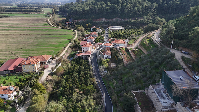 Muğla Büyükşehir Belediyesi, Ula’nın Şirinköy-Akçapınar güzergâhında 11 milyon TL yatırımla