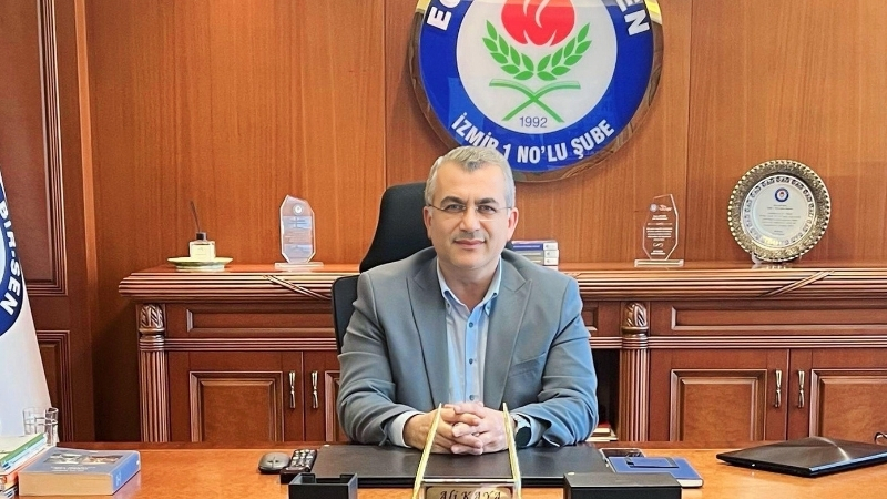 Eğitim-Bir-Sen İzmir 1 No’lu Şube Başkanı Ali Kaya, 24 Kasım