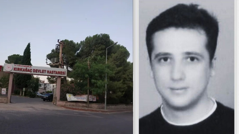 Kırkağaç Devlet Hastanesi'nde anestezi memuru hastanenin tuvaletinde ölü olarak bulundu.
