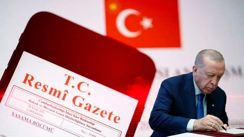 Cumhurbaşkanı Recep Tayyip Erdoğan’ın imzasıyla yayımlanan Resmi Gazete kararı ile,