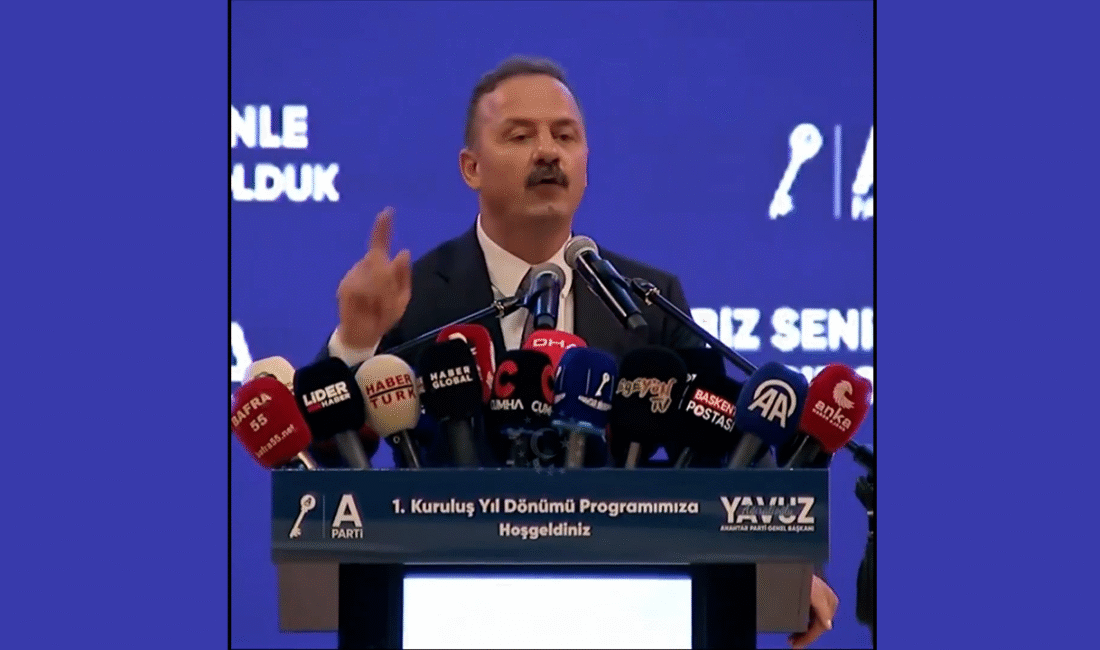 Anahtar Parti Genel Başkanı Yavuz Ağıralioğlu, partisinin kuruluşunun birinci yıl