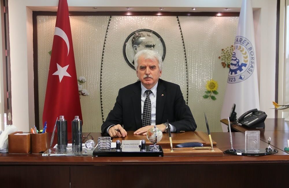 
Denizli Ticaret Borsası Yönetim Kurulu Başkanı İbrahim Tefenlili 24 Kasım