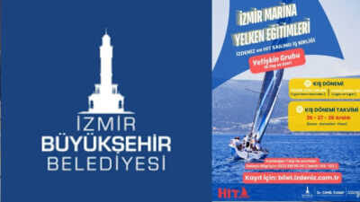 İzmir’in denizle kurduğu güçlü bağın simge noktalarından İzmir Marina, kış