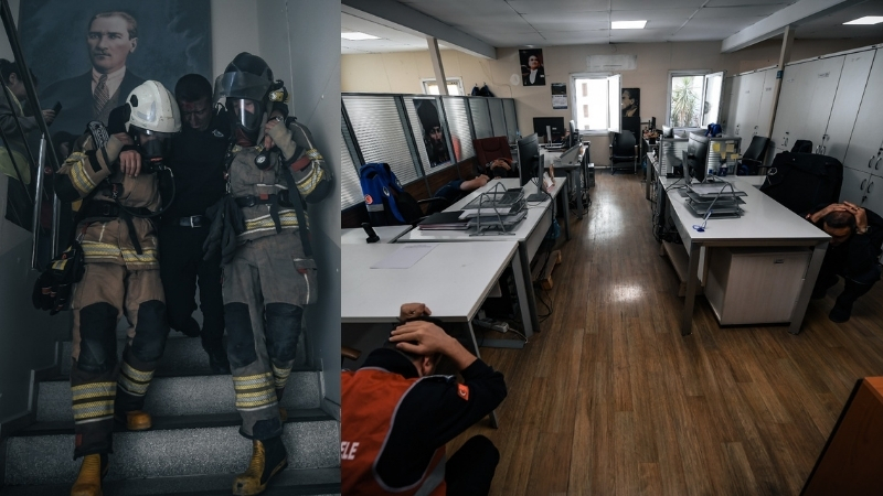 İzmir Büyükşehir Belediyesi, olası afetlere karşı hazırlık kapsamında Zabıta Dairesi
