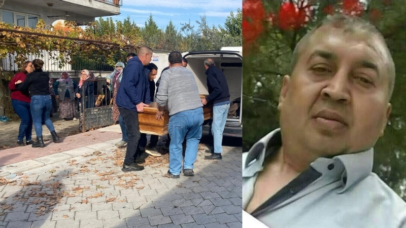 Denizli'nin Pamukkale ilçesine yaşayan 51 yaşındaki engelli şahıs, evinde boğazından