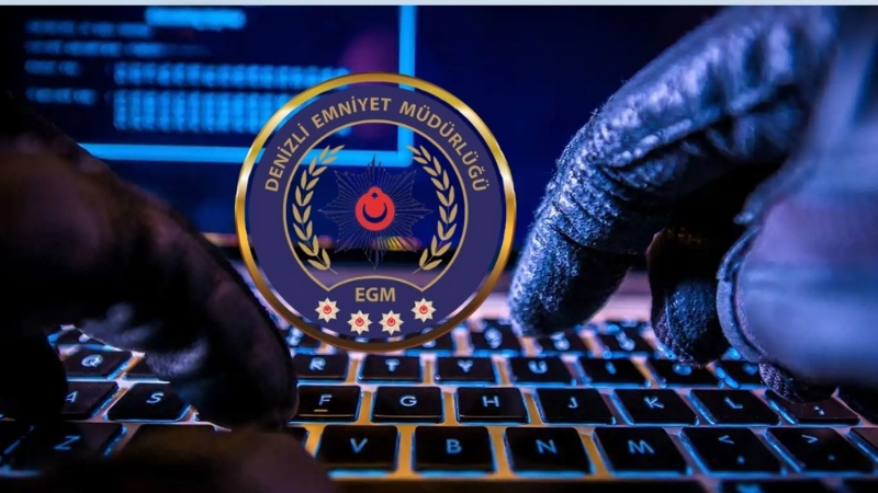 Denizli İl Emniyet Müdürlüğü Siber Suçlarla Mücadele Şube Müdürlüğü ekipleri,