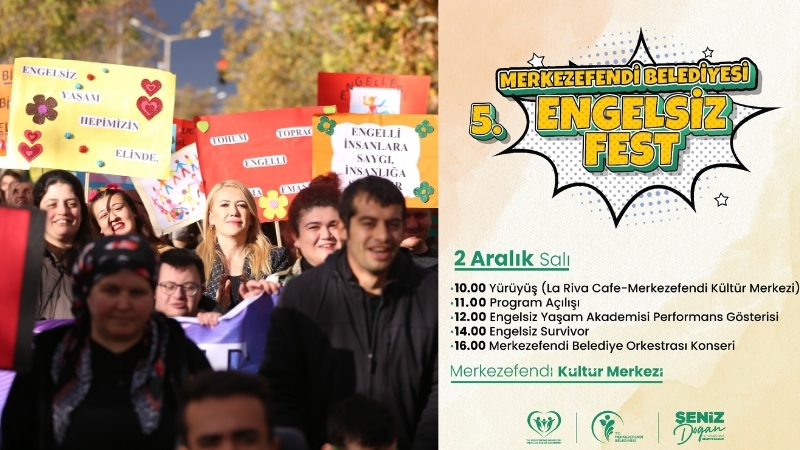 Merkezefendi Belediyesi, 3 Aralık Dünya Engelliler Günü dolayısıyla beşinci kez