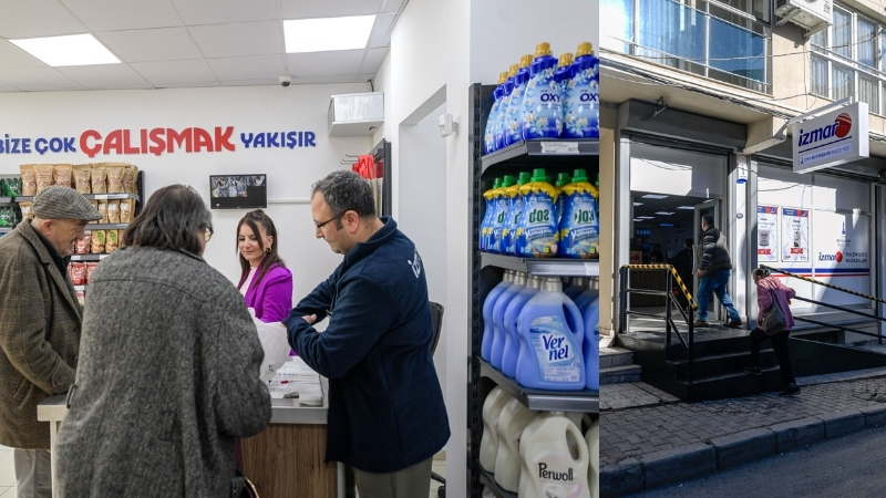 İzmir Büyükşehir Belediyesi’nin tanzim satış mağazaları İZMAR 15’inci şubesini Konak