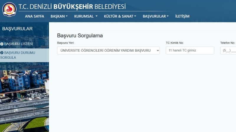 Denizli Büyükşehir Belediyesi tarafından üniversite öğrencilerine yönelik hayata geçirilen ‘Ayni