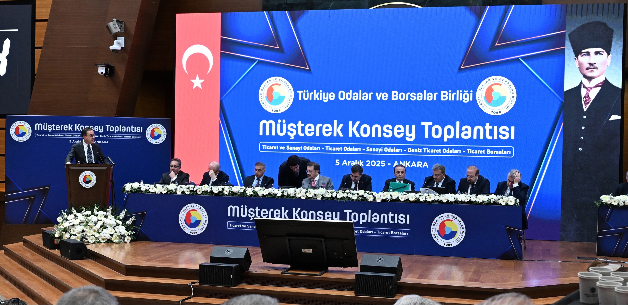 Türkiye Odalar ve Borsalar Birliği'nin (TOBB) Ankara’da düzenlediği üst düzey