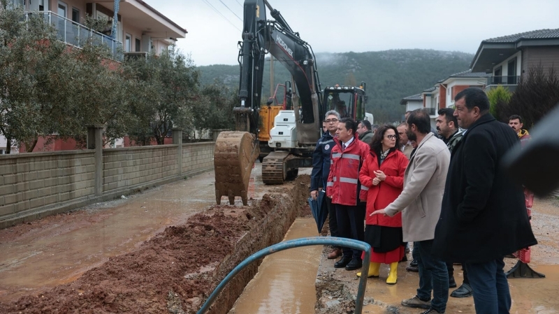 Muğla Büyükşehir Belediye Başkanı Ahmet Aras, Kötekli ve Yeniköy mahallelerinde