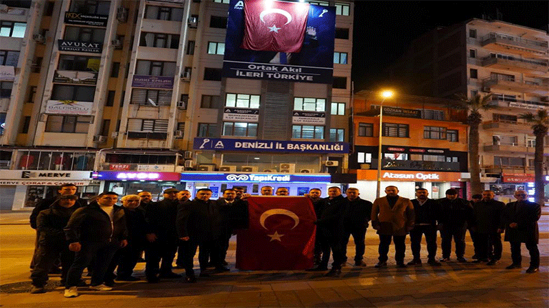Anahtar Parti Denizli İl Başkanlığı, Nusaybin’de yaşanan olaylara tepki göstermek
