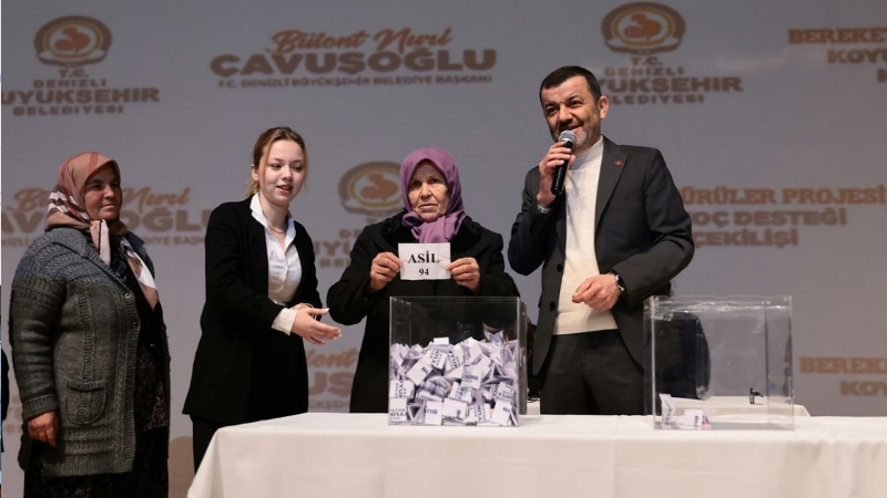 Denizli Büyükşehir Belediyesi’nin kırsal kalkınmayı güçlendirmek ve küçükbaş hayvancılığı desteklemek