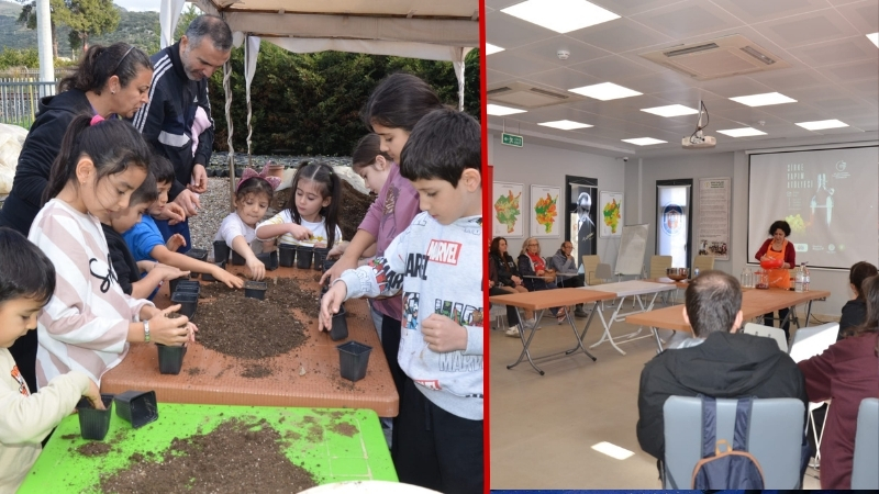 Efes Tarlası Yaşam Köyü’nde kurulan Üretici Pazarı, bu hafta üretici