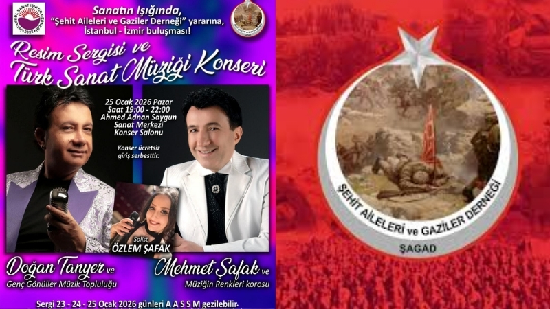 Şehitlere duyulan minnet ve gazilere gösterilen saygı, sanatın birleştirici gücüyle