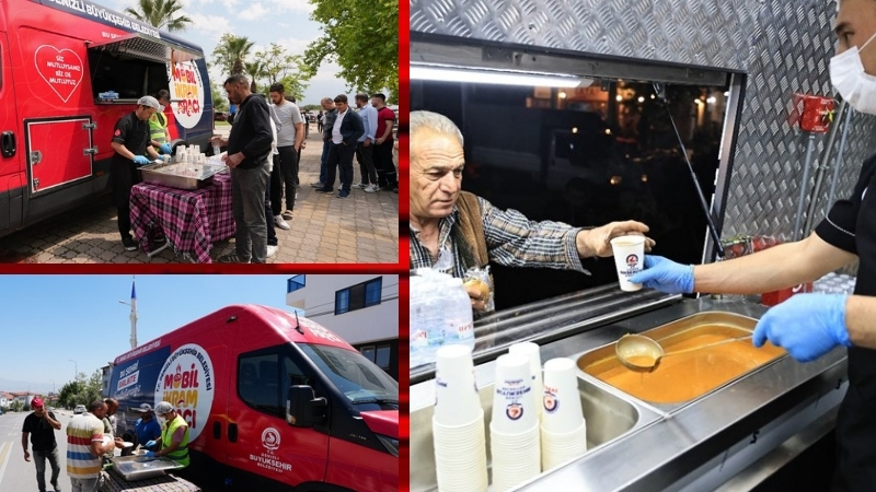 Mobil ikramlar ilk yılda 1 milyonu aştı... Denizli Büyükşehir Belediyesinin