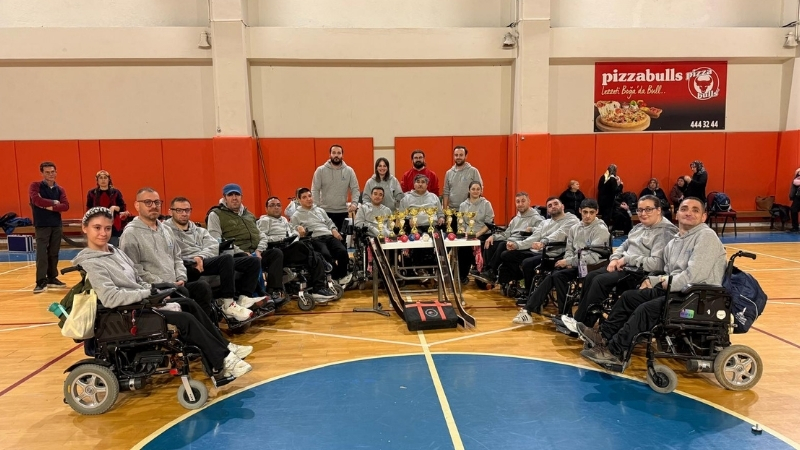 İzmir Büyükşehir Belediyesi Boccia Takımı sporcuları, Boccia İzmir İl Turnuvası’nda