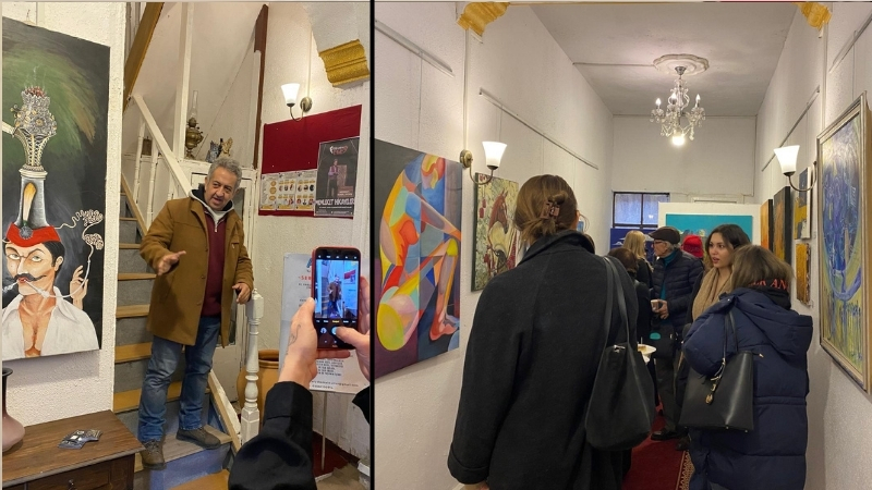 İzmir Kemeraltı’nda bulunan Arya Kamalı Uluslararası Kültür Sanat Merkezi, çağdaş