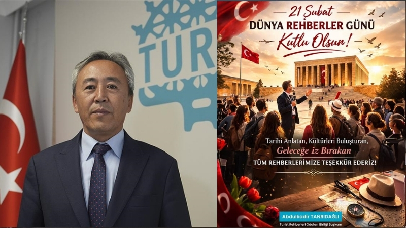 Turist Rehberleri Odaları Birliği Başkanı Abdulkadir Tanrıdağlı, 21 Şubat Dünya