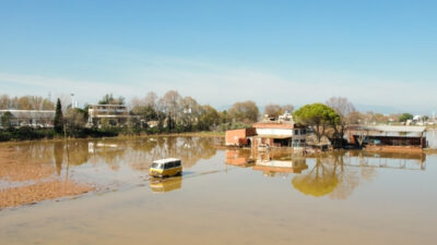 Manisa’da son yılların en yoğun yağışlarının ardından meydana gelen sel,