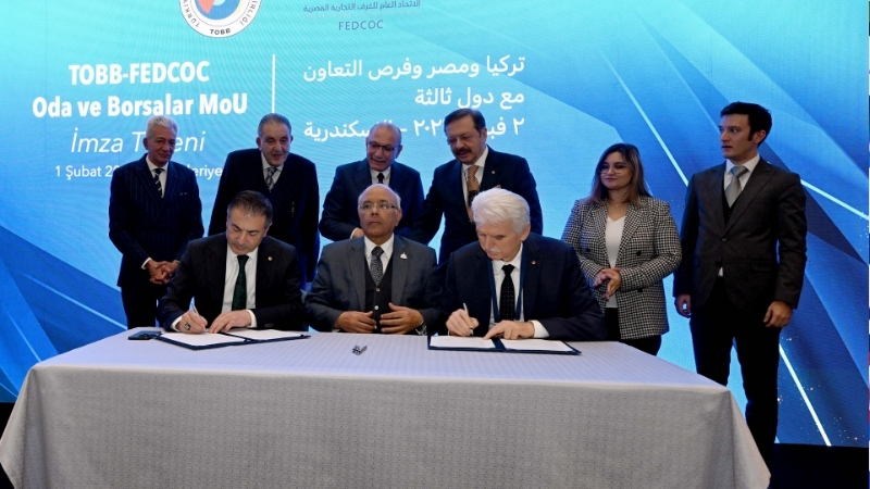 Uğur Erdoğan başkanlığındaki Denizli Ticaret Odası (DTO) heyeti, Recep Tayyip