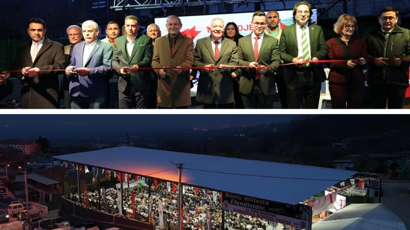 Denizli’nin Honaz ilçesinde, Honaz Belediye Başkanı Yüksek Kepenek’in 135’inci projesi