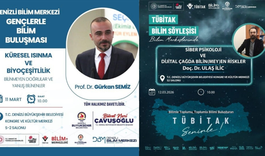 Denizli Büyükşehir Belediyesi, 8-14 Mart Bilim ve Teknoloji Haftası kapsamında