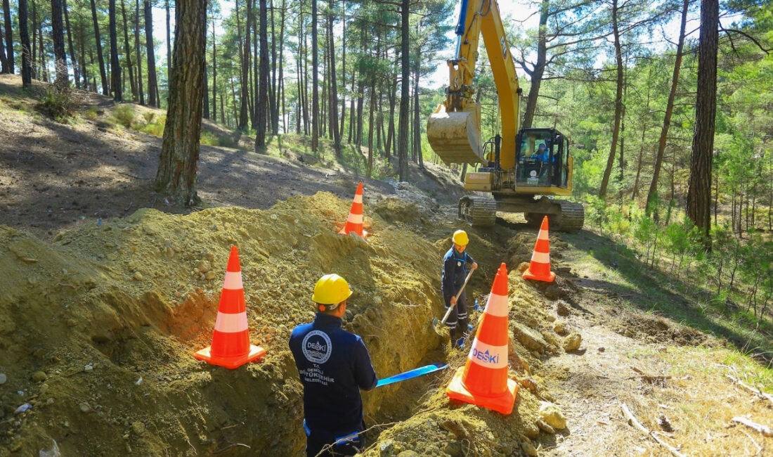 Denizli Su ve Kanalizasyon İdaresi (DESKİ) Genel Müdürlüğü, kentin dört
