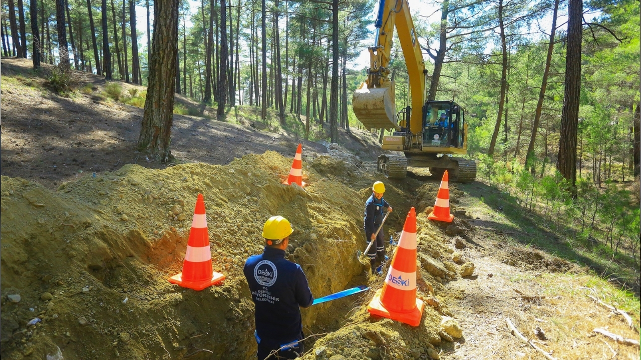 Denizli Su ve Kanalizasyon İdaresi (DESKİ) Genel Müdürlüğü, kentin dört
