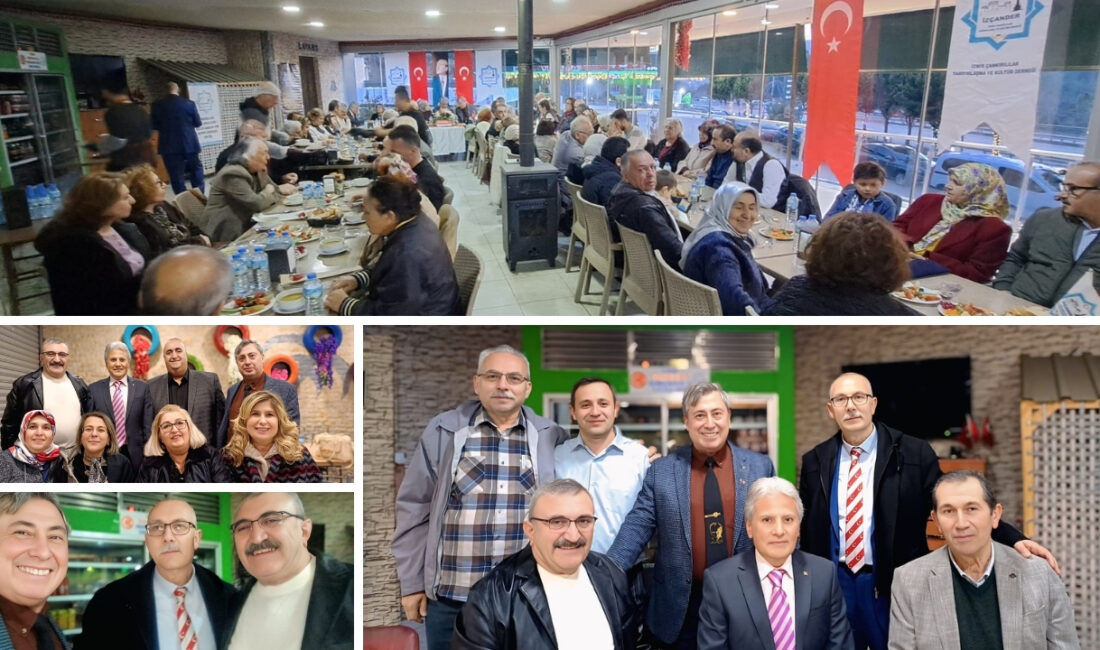 İzmir Çankırılılar Yardımlaşma ve Kültür Derneği tarafından düzenlenen iftar programında