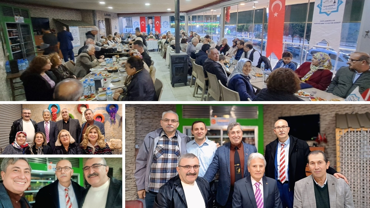 İzmir Çankırılılar Yardımlaşma ve Kültür Derneği tarafından düzenlenen iftar programında