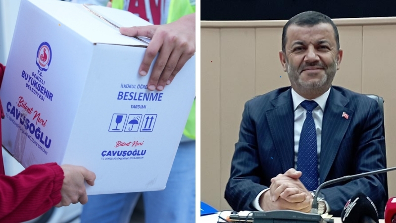 Denizli Büyükşehir Belediyesi’nin 185 öğrenciyle başlattığı “Beslenme Desteği” projesi, 43