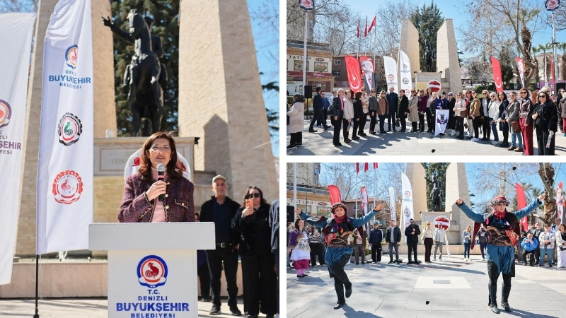 Denizlili kadınlar, 8 Mart Dünya Emekçi Kadınlar Günü’nde Büyükşehir Belediyesi