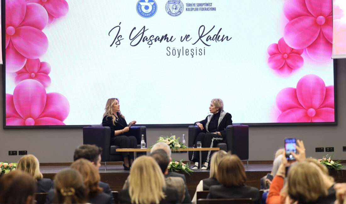 İzmir Ticaret Odası'nda iş kadınlarına seslenen Alarko Holding Yönetim Kurulu