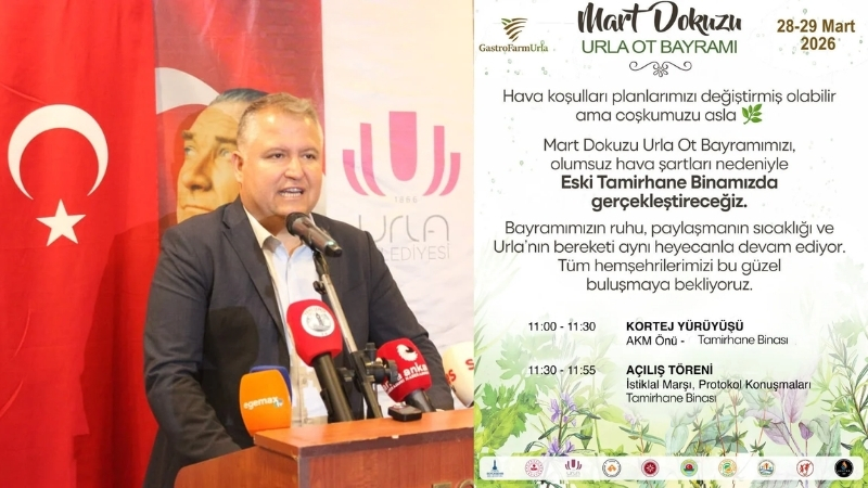 İzmir’in Urla ilçesinde büyük bir heyecanla beklenen Mart Dokuzu Urla