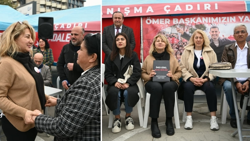 Duygu Günel, Ömer Günel’i ziyaretinin ardından Kuşadası’nda kurulan “Adalet ve