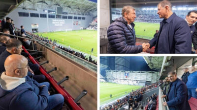 İzmir Büyükşehir Belediye Başkanı Dr. Cemil Tugay, Karşıyaka ile Eskişehirspor