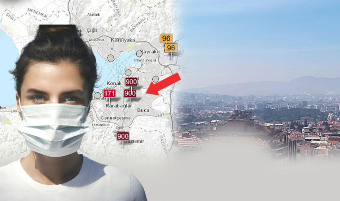 İzmir'de  PM2.5 değeri 900’e yükseldi. Uzmanlar seviyenin “tehlikeli” olduğunu