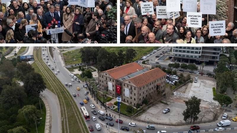 İzmir’de uzun süredir kamuoyunun gündeminde yer alan Meslek Fabrikası binasına